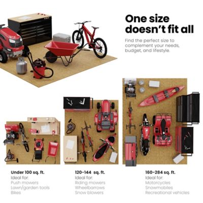 Image showing 9 th Shed Master 8 ft. x 12 ft. Classic Barn Style Wood Storage Shed