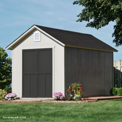 Image showing  8 ft. x 12 ft. Classic Ranch Style Wood Storage Shed