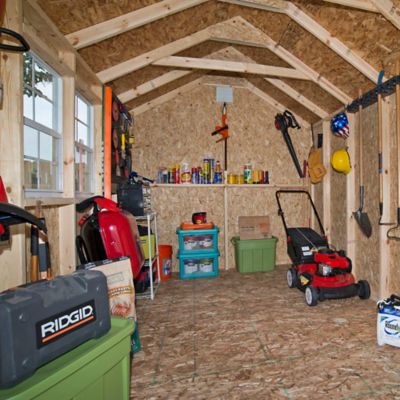 Image showing  8 ft. x 12 ft. Classic Ranch Style Wood Storage Shed