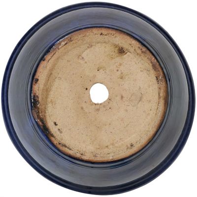 Image showing  Set of 2 Studio Glazed Ceramic Planters, Imperial Blue, 11 in.