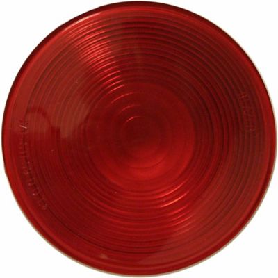Hopkins Towing Solutions Replacement Stop/Tail/Turn Light Lens, Fits 4 in. Round Lights, T9216BR