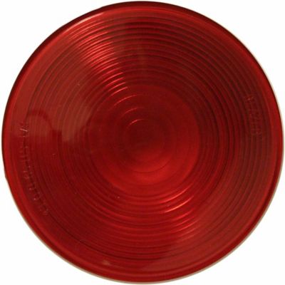 Hopkins Towing Solutions Replacement Stop/Tail/Turn Light Lens, Fits 4 in. Round Lights