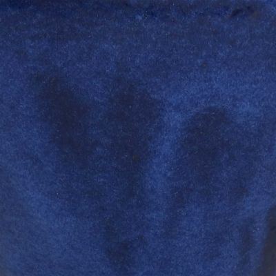 Image showing 7 th Sunnydaze Decor Chalet High-Fired Glazed Ceramic Planter, 9 in. Diameter, Imperial Blue, UV & Frost-Resistant, 2 pk.