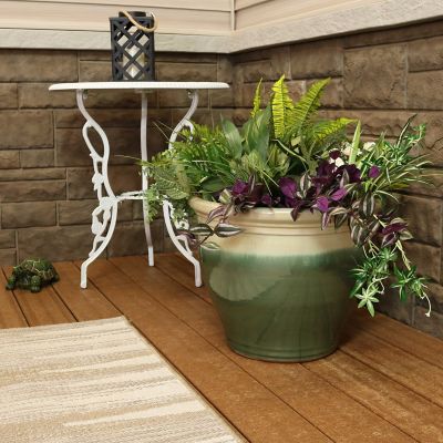 Image showing  30 qt. Ceramic Indoor/Outdoor Studio Planter, 18 in., Seafoam