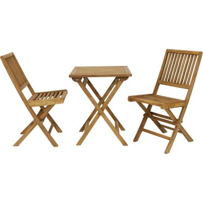 Sunnydaze Decor 3 pc. Nantasket Folding Outdoor Bistro Set