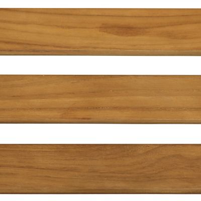 Image showing 6 th Sunnydaze Decor 59 in. 2-Person Mission-Style Teak Wooden Outdoor Patio Garden Bench