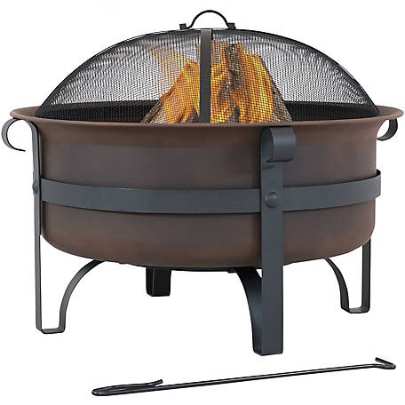 Fire Pits Rings At Tractor, Rolling Fire Pit Stand