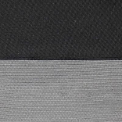 Image showing  Outdoor Heavy-Duty Weather-Resistant 300D Polyester Round Fire Pit Cover, 40 in. x 18 in., Black and Gray