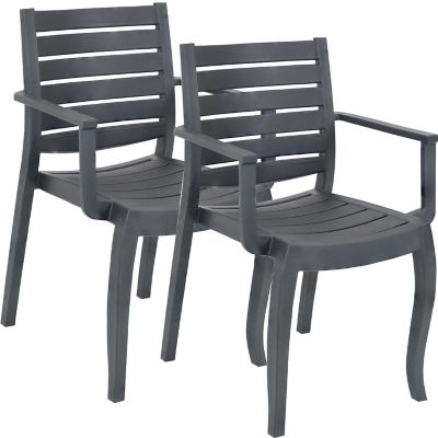 Sunnydaze Decor 2 pc. Illias Outdoor Patio Armchair Set