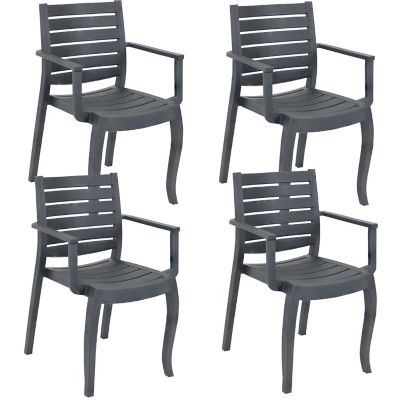 Sunnydaze Decor 4 pc. Illias Outdoor Armchair Set