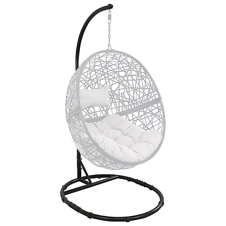 Sunnydaze Decor Egg Chair Stand with Round Base