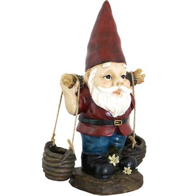 Sunnydaze Decor Peter With A Pair Of Pails Garden Gnome Xca 962 At Tractor Supply Co