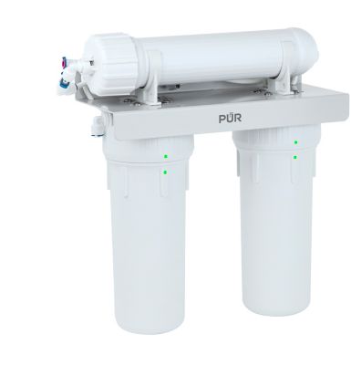 Image showing  3-Stage Under Sink Universal Reverse Osmosis Water Filtration System, 15 in. x 5.5 in. x 15.5 in.