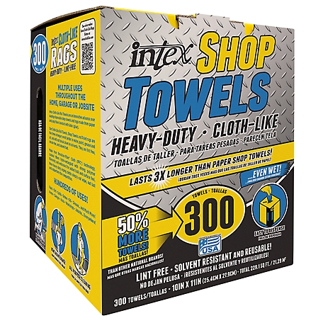 Intex Shop Towels, 300-Pack