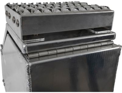 Image showing 7 th Buyers Products Heavy-Duty Smooth Aluminum Step Box for Semi Trucks, 12 in.