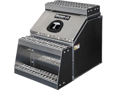Image showing  Heavy-Duty Smooth Aluminum Step Box for Semi Trucks, 18 in.