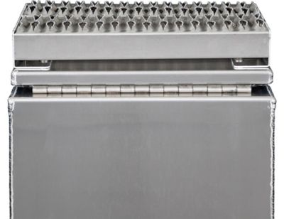 Image showing 6 th Buyers Products Heavy-Duty Smooth Aluminum Step Box for Semi Trucks, 18 in.