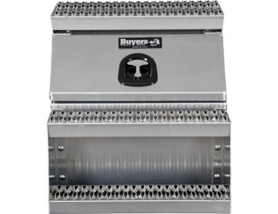 Image showing  Heavy-Duty Smooth Aluminum Step Box for Semi Trucks, 24 in.
