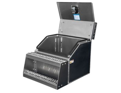 Image showing 5 th Buyers Products Heavy-Duty Smooth Aluminum Step Box for Semi Trucks, 24 in.