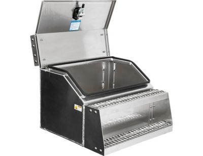 Image showing  Heavy-Duty Smooth Aluminum Step Box for Semi Trucks, 30 in.