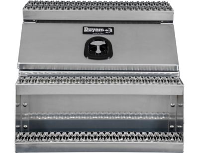 Image showing  Heavy-Duty Smooth Aluminum Step Box for Semi Trucks, 30 in.