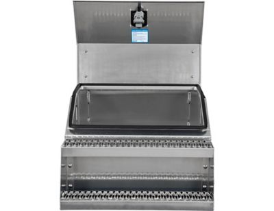 Image showing  Heavy-Duty Smooth Aluminum Step Box for Semi Trucks, 30 in.