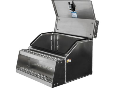 Image showing 6 th Buyers Products Heavy-Duty Smooth Aluminum Step Box for Semi Trucks, 30 in.