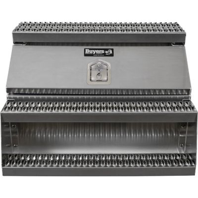 Image showing  Heavy-Duty Smooth Aluminum Step Box for Semi Trucks, 36 in.