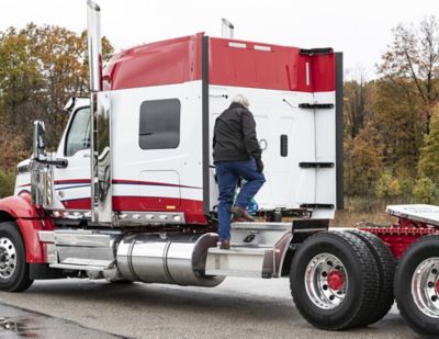 Image showing  Heavy-Duty Smooth Aluminum Step Box for Semi Trucks, 36 in.