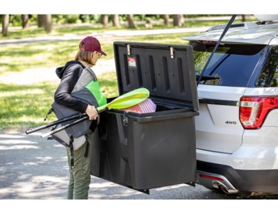 Image showing 11 th Romotech 23 x 26 x 51in. Hitch-Mounted Poly Cargo Carrier