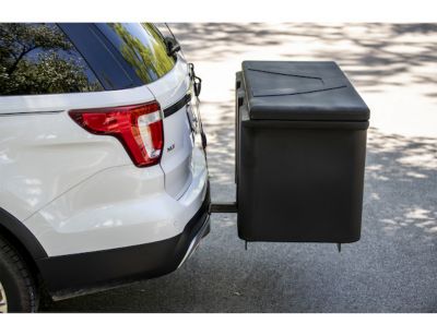 Image showing 15 th Romotech 23 x 26 x 51in. Hitch-Mounted Poly Cargo Carrier