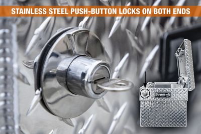 Image showing  20 cu. ft. Diamond Tread Aluminum Crossover Truck Tool Box, 18 x 27 x 71in.