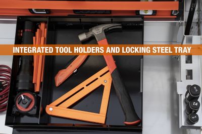 Image showing 5 th Buyers Products 20 cu. ft. Diamond Tread Aluminum Crossover Truck Tool Box, 18 x 27 x 71in.