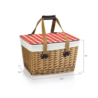 Image showing  Beige Canasta Basket, 16.5 in. x 11.3 in. x 9.8 in., 118-00-300-000-0