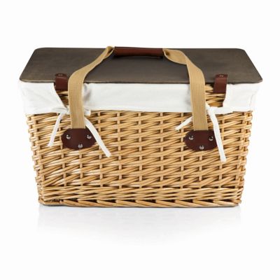 Image showing  Canasta Grande Basket, Beige, 19 in.