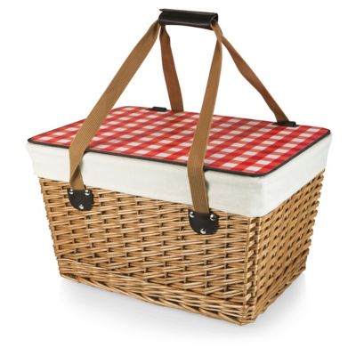 Picnic Time Canasta Grande Basket, Beige