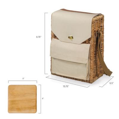 Image showing  Corsica Wine Basket, Beige