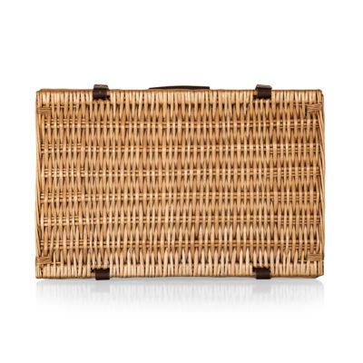 Image showing  Blue Belmont Basket, 20.9 in. x 13.4 in. x 8.27 in.