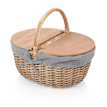 Picnic Time Country Basket, Blue