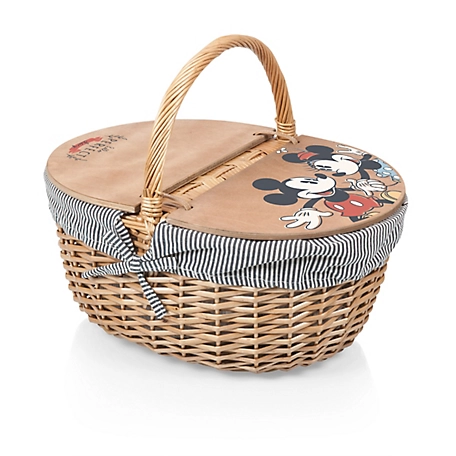 Picnic Time Disney Classic Country Basket, Blue