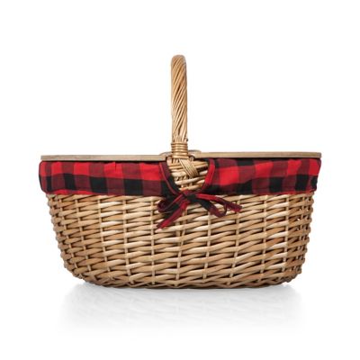 Image showing  Red Country Basket, 17.5 in. x 13.25 in. x 8.25 in.