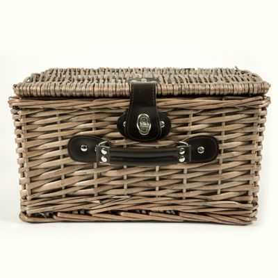 Image showing  Blue Catalina Picnic Basket, 14.5 in. x 11.25 in. x 7.875 in.,