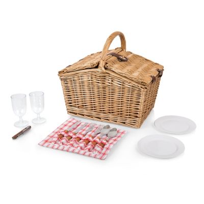 Image showing  Red Piccadilly Basket, 16 in. x 14.5 in. x 9.5 in.