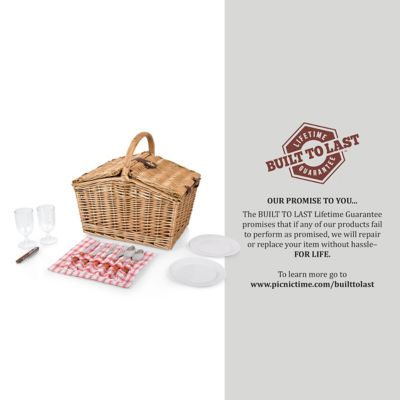 Image showing  Red Piccadilly Basket, 16 in. x 14.5 in. x 9.5 in.