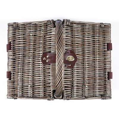 Image showing  Gray Piccadilly Basket, 16 in. x 14.5 in. x 9.5 in.