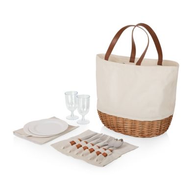 Picnic Time Promenade Basket, Beige