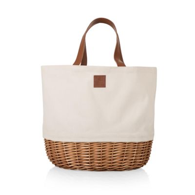 Image showing  Beige Promenade Basket, 11.4 in. x 13.4 in. x 14.75 in.