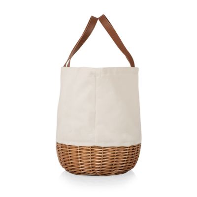 Image showing  Beige Promenade Basket, 11.4 in. x 13.4 in. x 14.75 in.