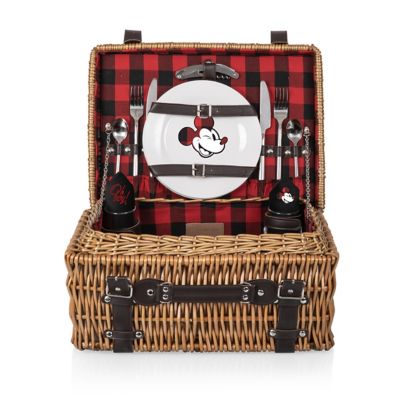 Picnic Time Red Plaid Disney Classic Champion Basket