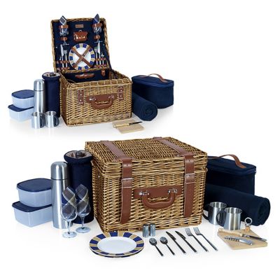 Image showing  Blue Canterbury Basket, 16 in. x 12 in. x 18 in.